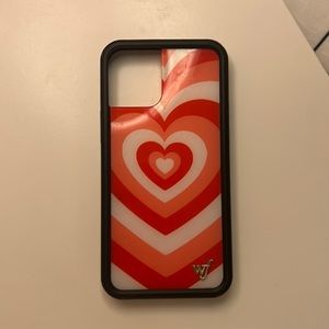 wild flower phone case peppermint hearts